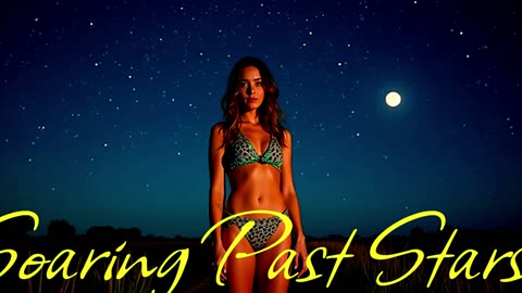 Electronic Music. Song Soaring Past the Stars.