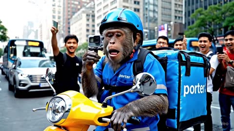 "Tinku Ban Gaya Pahado Ka Porter 🐵🎒 | Bandar Ki Nayi Naukri!"