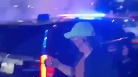 Anti-ICE rioters get tackled in Austin, TX. after charging at police officers.. 👀