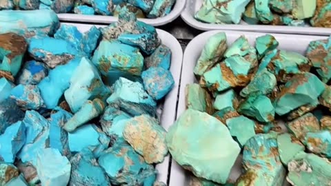 250512-1 Natural Original Turquoise Rough: Blind - Box Surprises