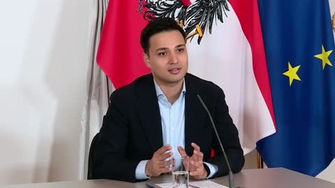 Pressefoyer nach dem Ministerrat
