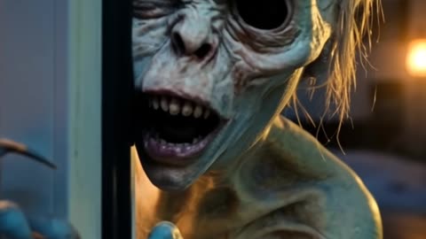 Look at me at night...The monster found me...! #horror #shorts #scary #monster