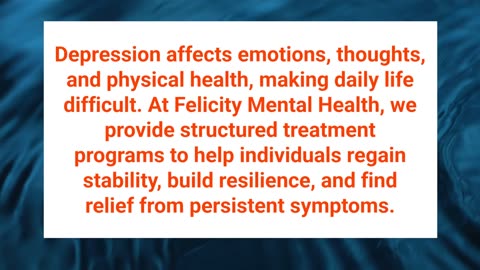 Felicity Mental Health - Depression Treatment in Sherman Oaks, CA