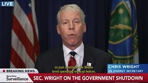 This administration is adamantly in favor of ending this shutdown ASAP.