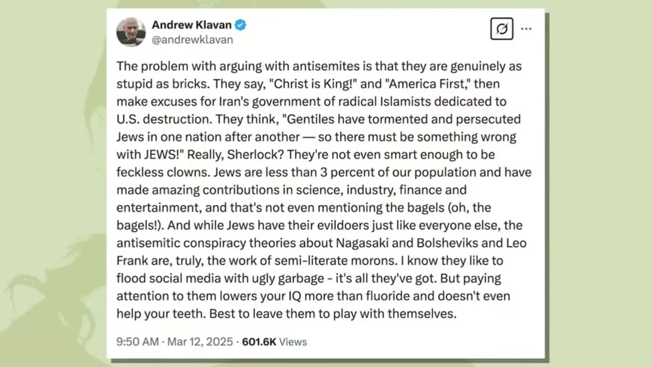 Candace Owens on “Christ is King” being labeled Antisemitic by Daily Wire