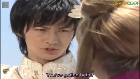 Usagi & Mamoru sailor moon live action act 42 Mamoru saves Usagi from the monster attack