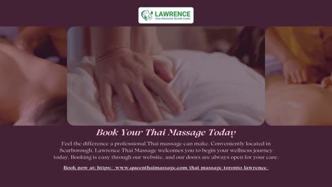 Thai Massage in Scarborough: Rejuvenate Your Body & Mind
