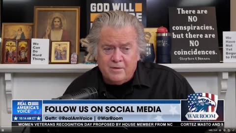 Let's not join in on the war with Iran, by Israel.... Steve Bannon on it all