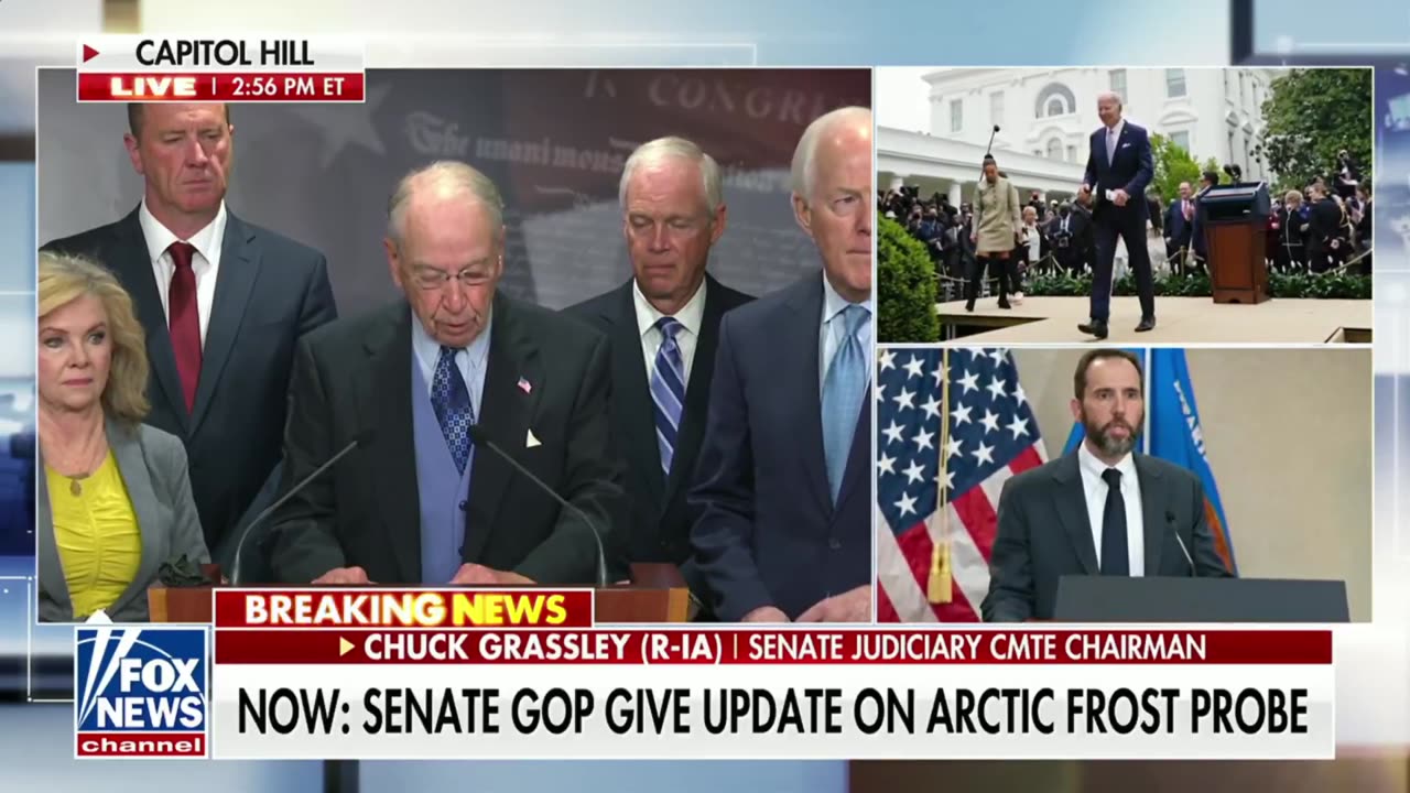 Sen. Chuck Grassley drops BOMBSHELL - Jack Smith and the Biden FBI