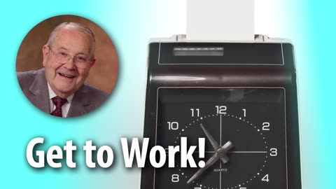 GET TO WORK​!​​ – John 9:4 Devotional by Pastor Cecil A. Thompson