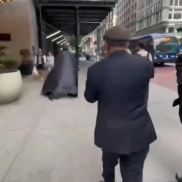Batman walks NYC streets ahead of 80th UNGA