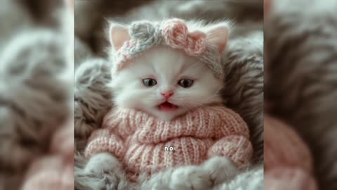 CUTE CAT TALKING WITH HUMANS