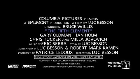 The Fifth Element Trailer - 1997