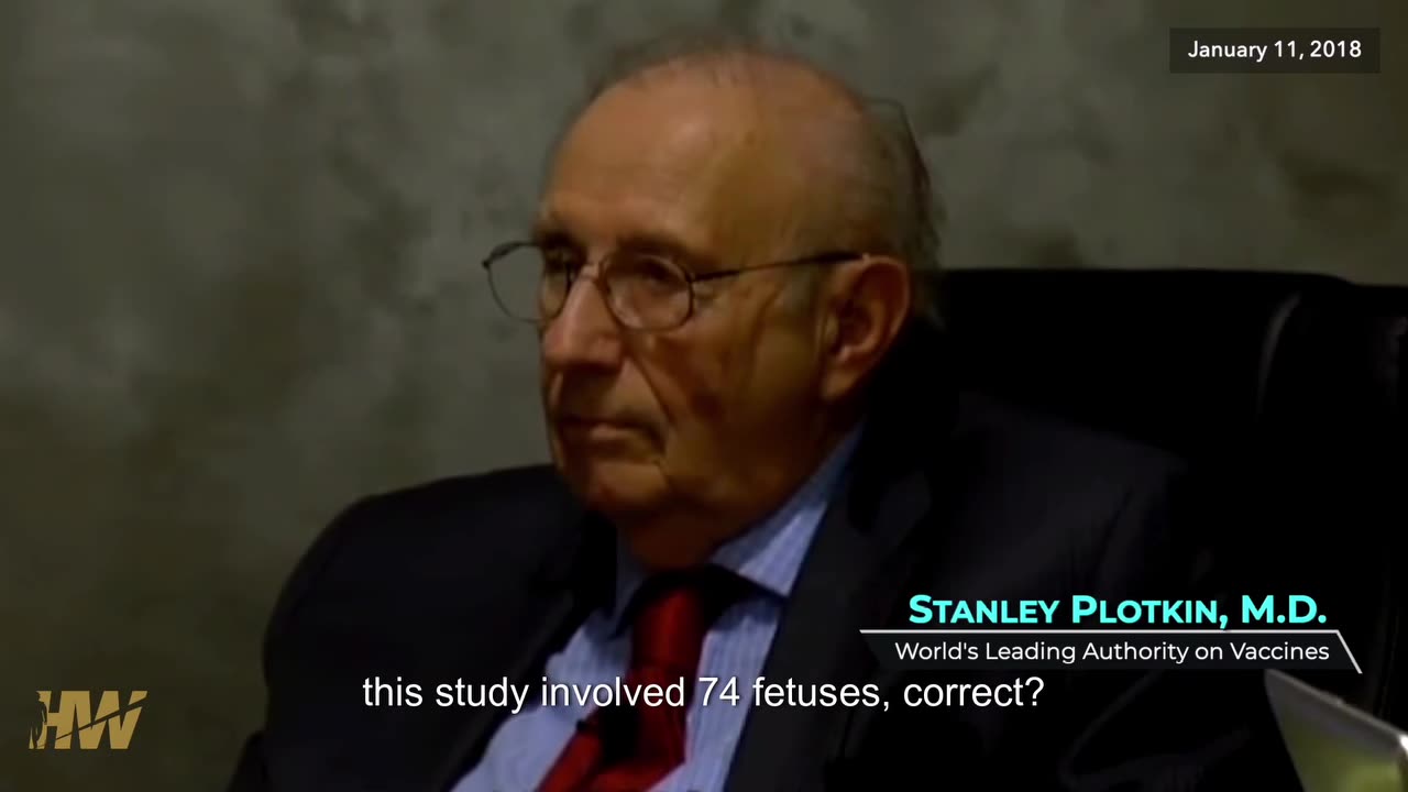 הסנדק של החיסונים דר סטנלי פלוטקין מאשר שנעשה שימוש ב־76 עוברים שהתפתחו באופן תקין לייצור החיסונים