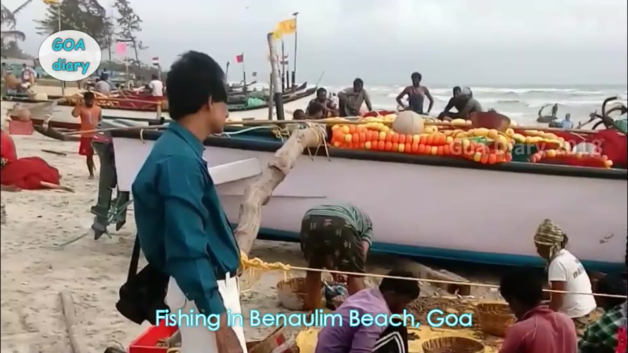 Fishing in Benaulim Beach