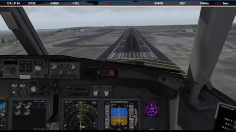 Landing in Billings (KBIL)