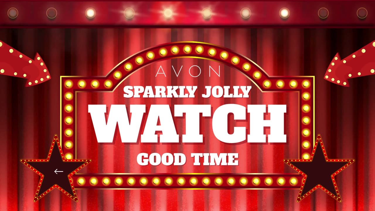Sparkly Jolly Good Time Watch by AVON