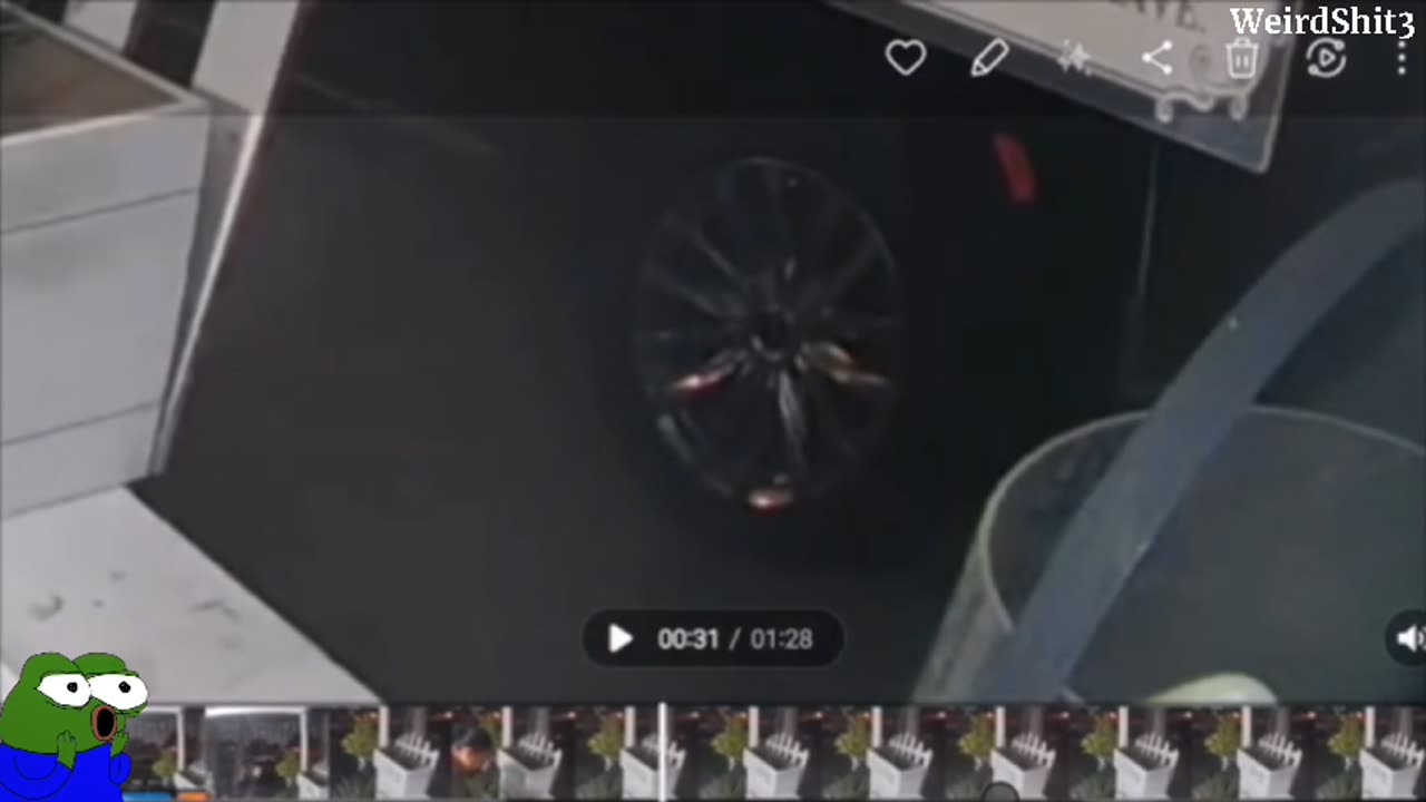 Weird creature caught on surveillance system in Compton California