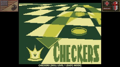 Gamer By Proxy: "4-in-1 Fun Pak" {Checkers} (Nintendo Game Boy - 1992) [NA Version]