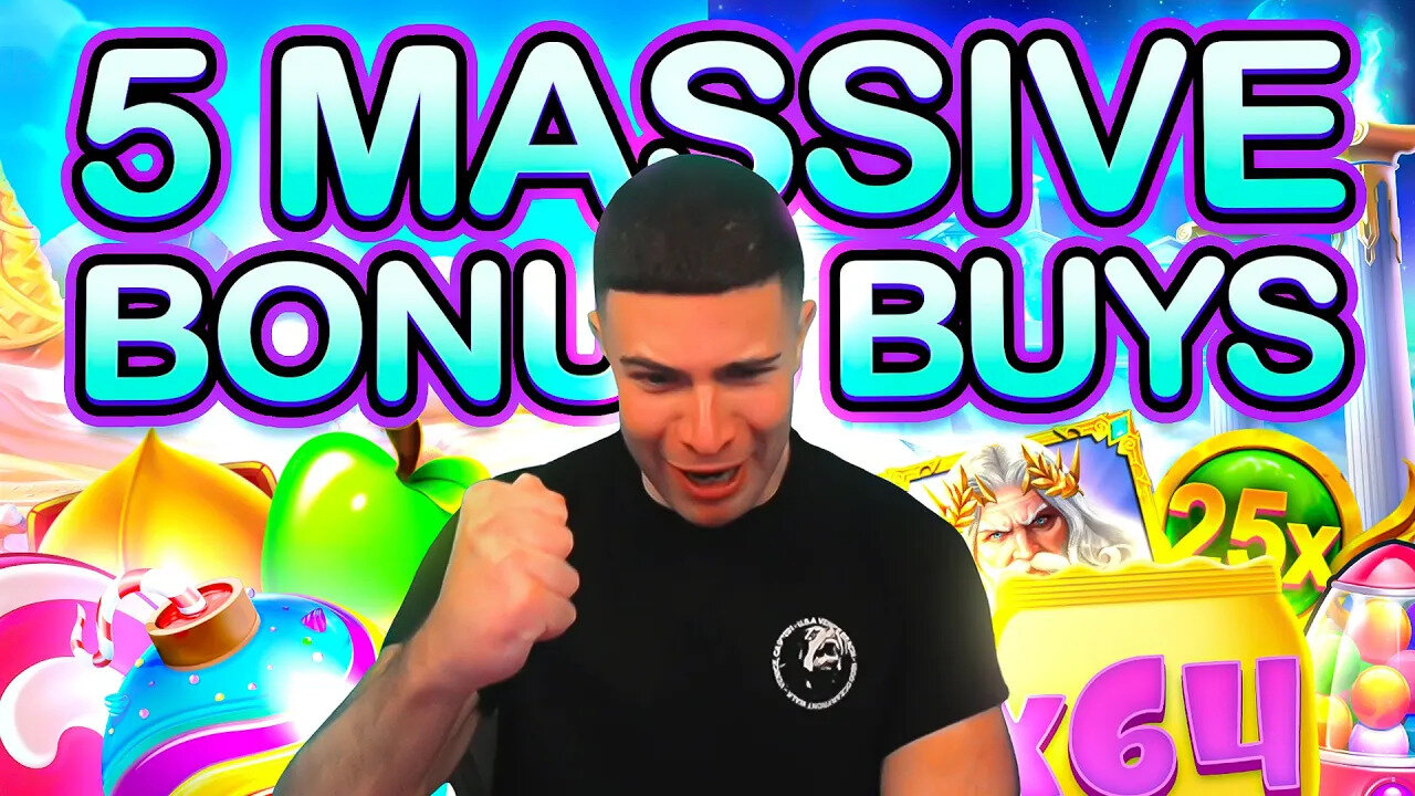 BUYING 5 MASSIVE BONUSES ON 5 FAN FAVORITE GAMES