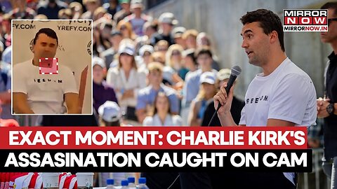 Exact Moment Of Charlie Kirk's Assassination Caught On Cam| How Trump Aide Was Shot Dead?