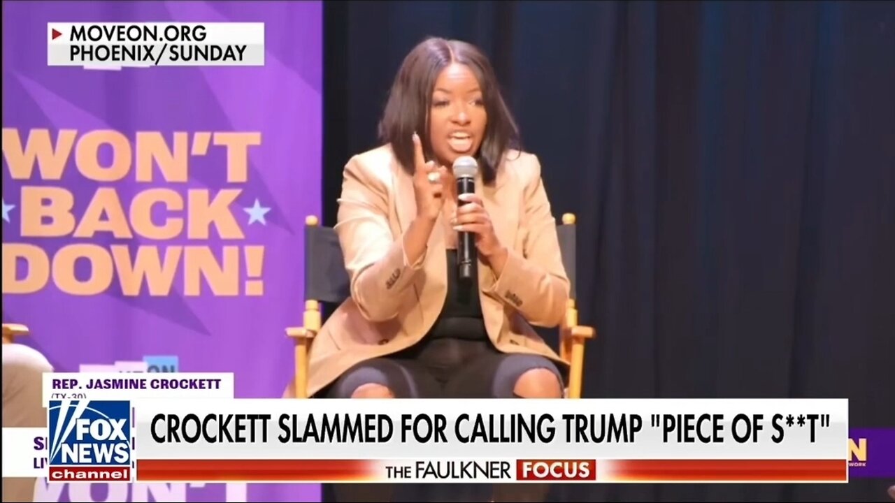Rep Jasmine Crockett Calls For Dems To Be Aggressive Against Temu Hitler