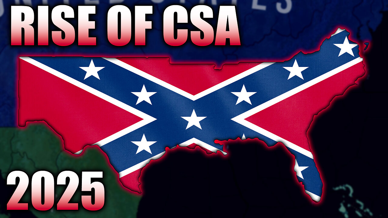 If the CONFEDERACY Rises Again in 2025? - HOI4 Timelapse AI Only