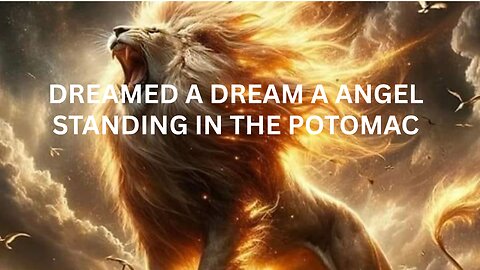 DREAMED A DREAM A ANGEL STANDING IN THE POTOMAC RIVER