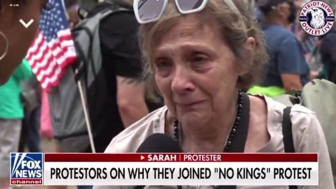 Fox News Interviews Sad And Scared 'No Kings' Protester Who Worries About Everything