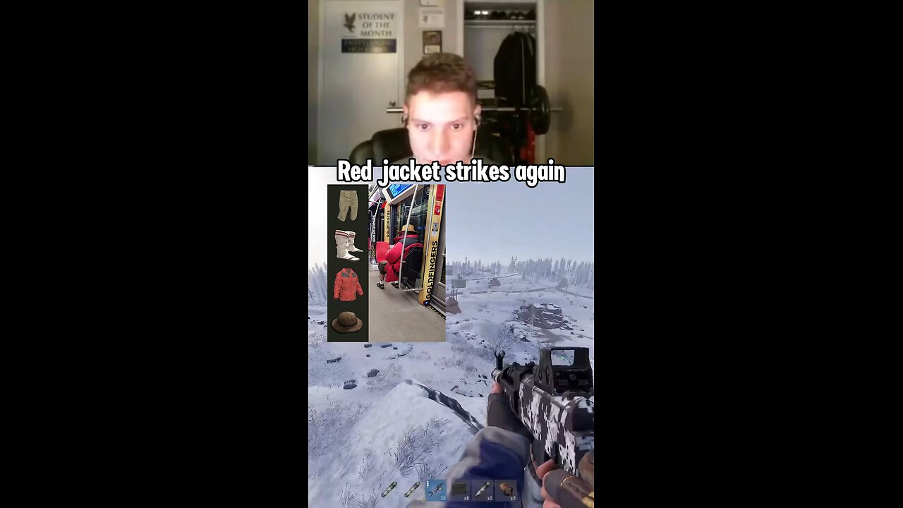 Red jacket strikes again