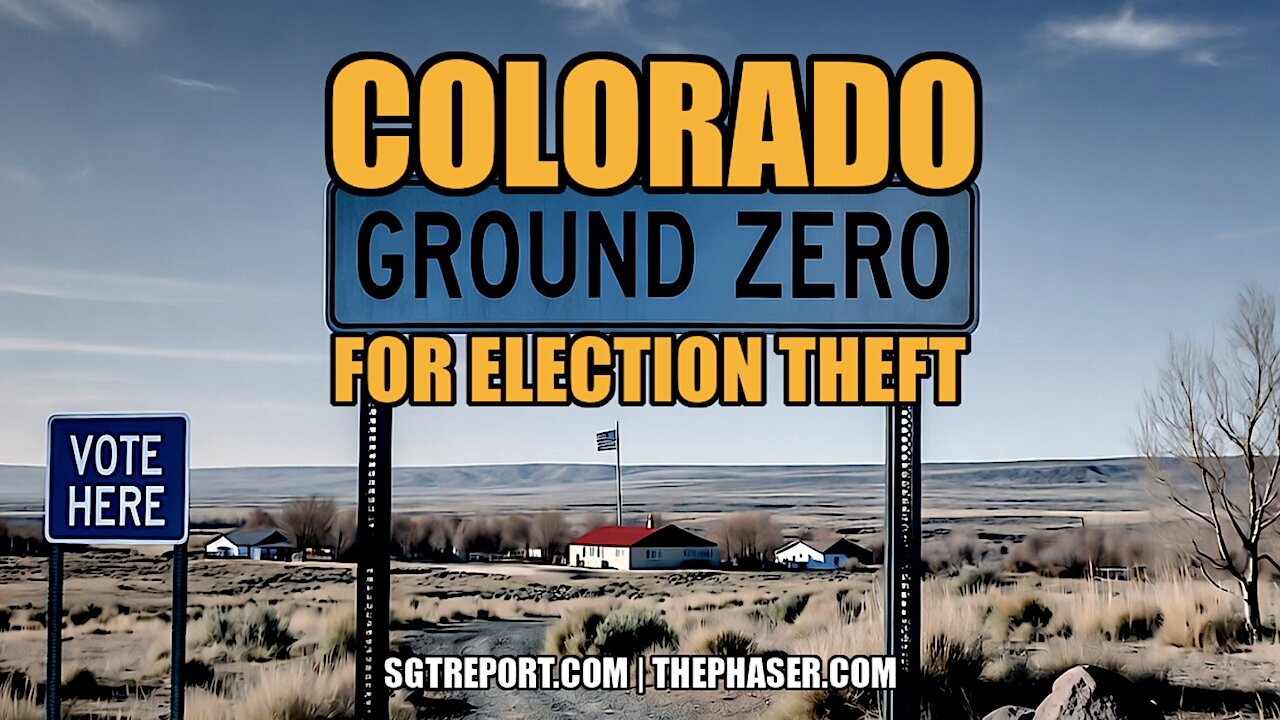 COLORADO is GROUND ZERO FOR ELECTION THEFT - Erik Holt