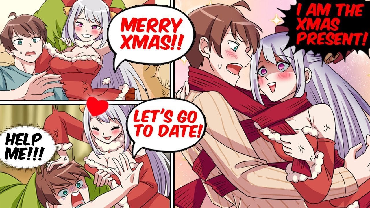 [Manga Dub] Girl In My Class Surprise Me With Santa Outfit And Gave Me Crazy Christmas Date