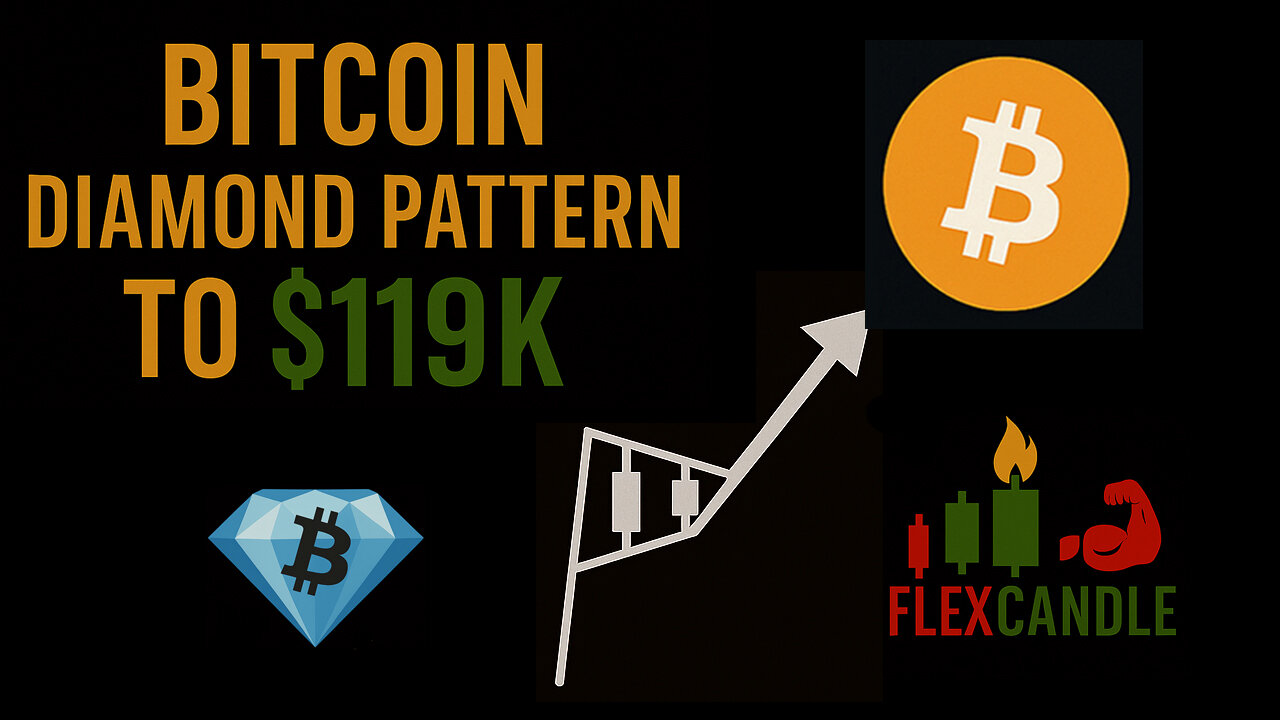 Bitcoin Diamond Pattern Targets $119K 💎 | Or Will a Head & Shoulders Drop Us to $111K?
