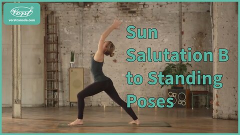 5 Minute Yoga for Strength & Flexibility | Sun Salutation + Standing Poses