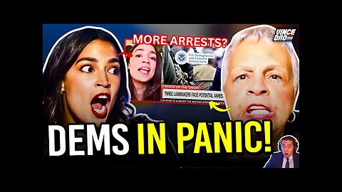AOC MELTS DOWN as Democrat Lawmakers Face ARREST for Newark ICE Protest
