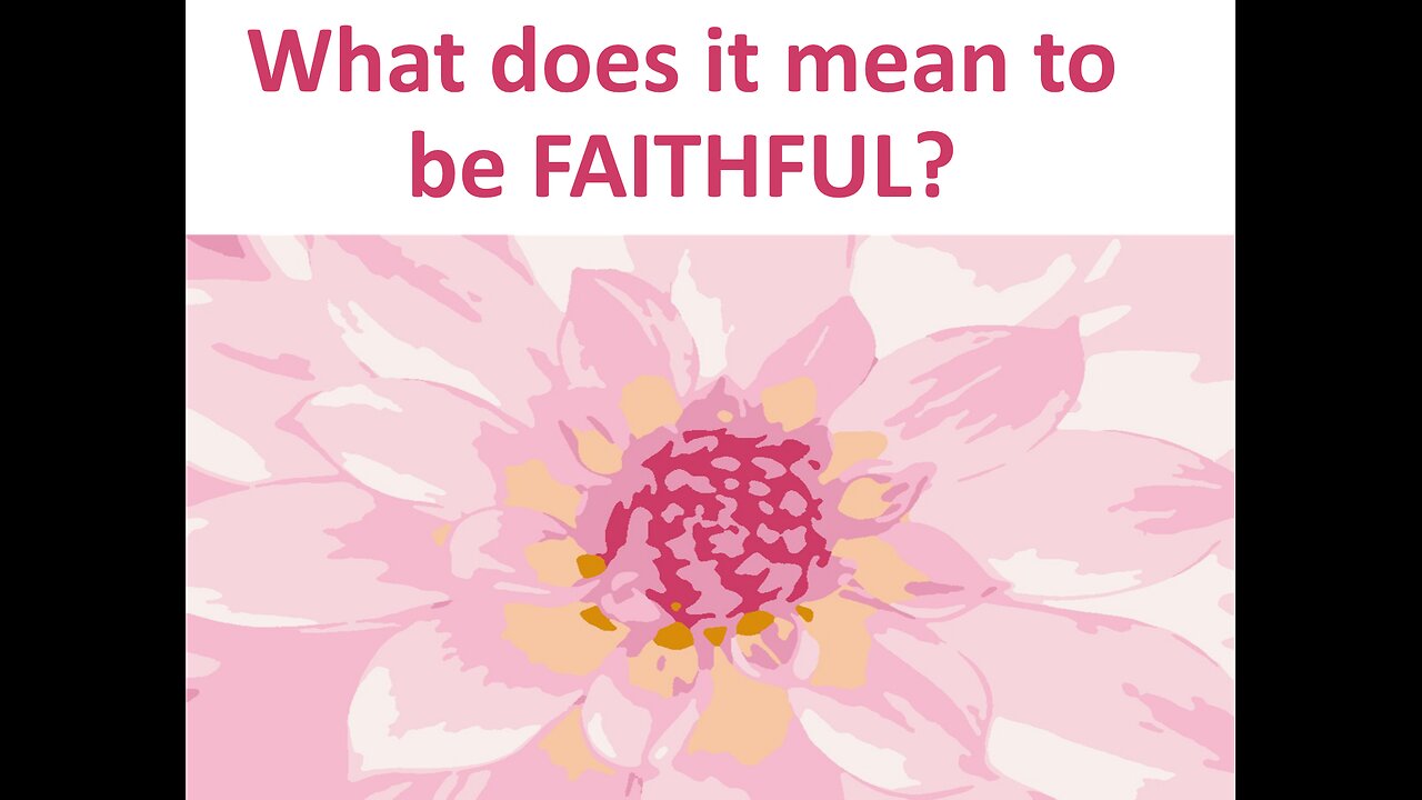May 1 (Year 4) - What does it mean to be FAITHFUL? - Tiffany Root & Kirk VandeGuchte