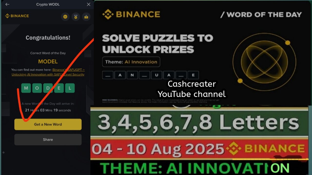 WORD OF THE DAY THEME AI INNOVATIONS WODL CRYPTO WOTD