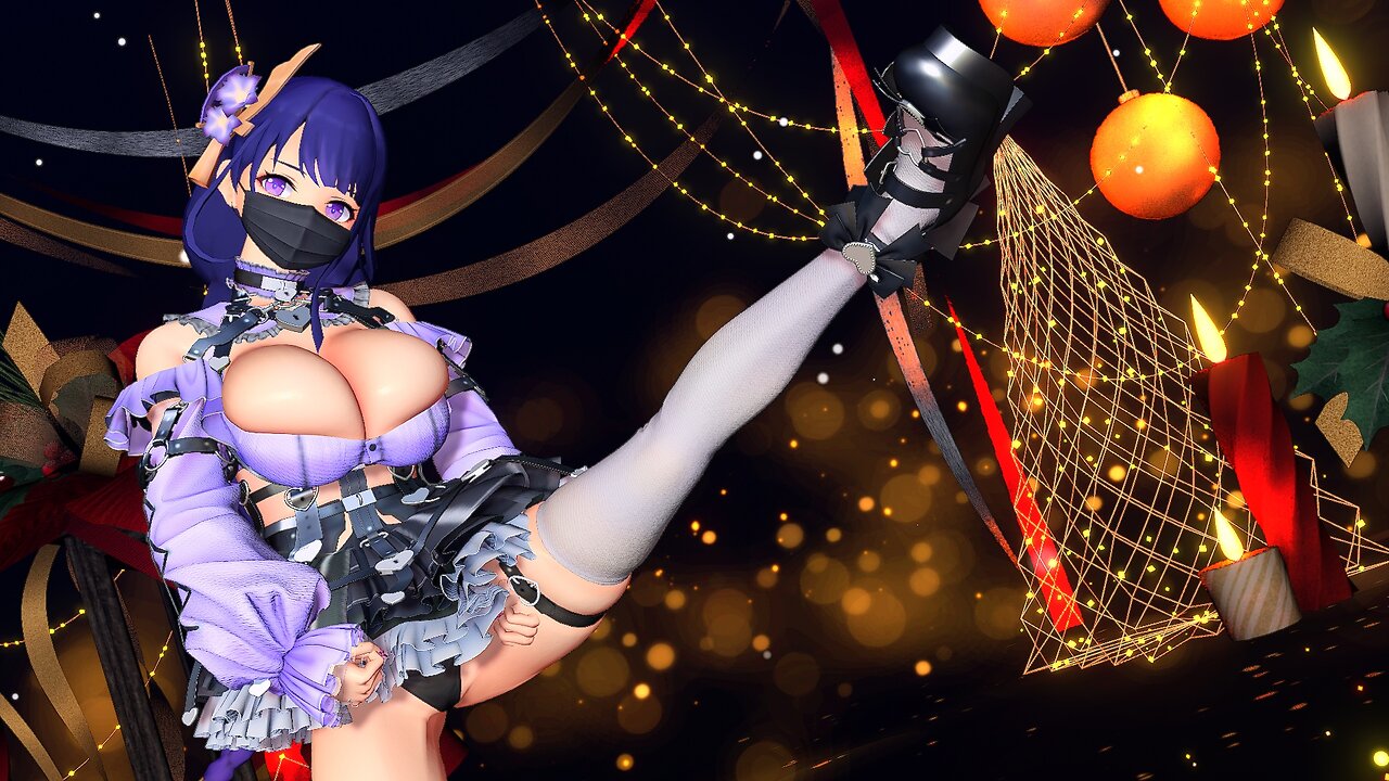 【Hot Dance】ゴスロリ雷電将軍 raiden/Love Me If You Can【MMD】