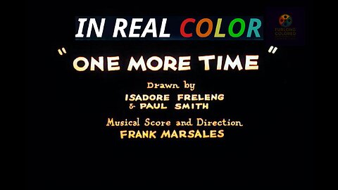 🎷 One More Time (1931) — In Real Color
