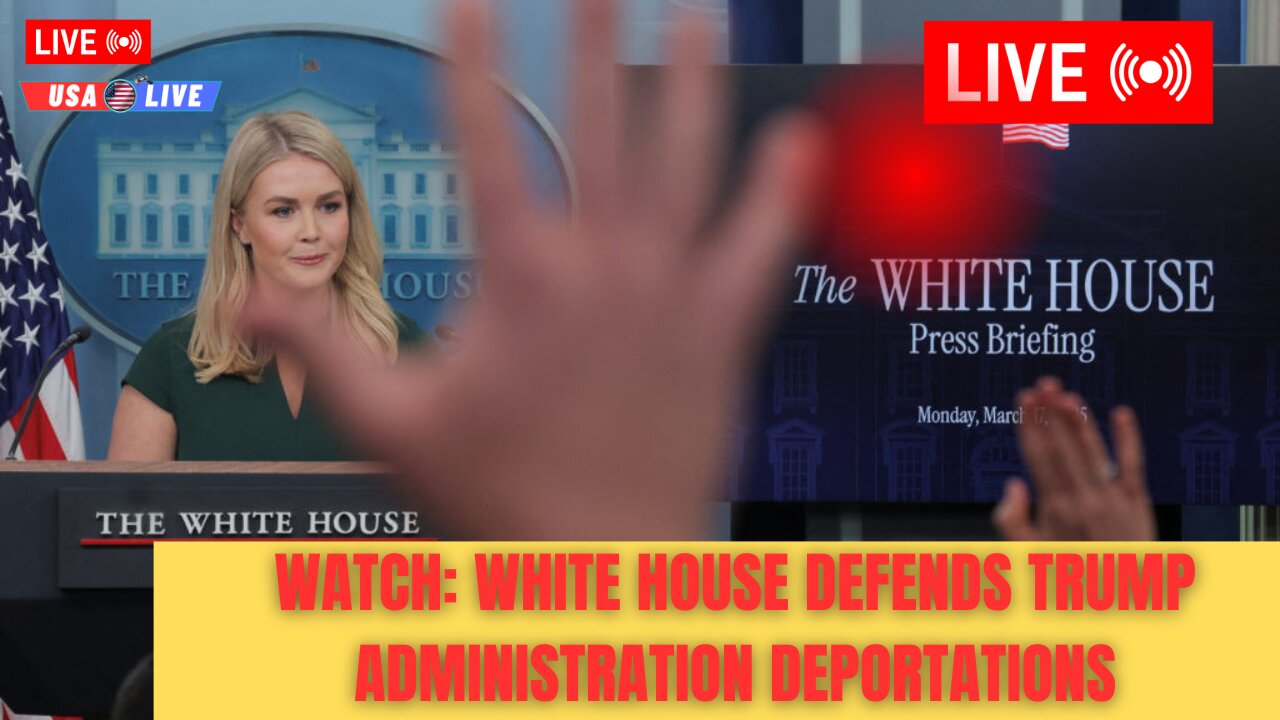 LIVE: White House press briefing