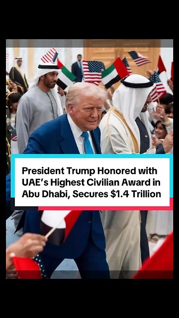President Trump at UAE Secures $1.4 Trillion