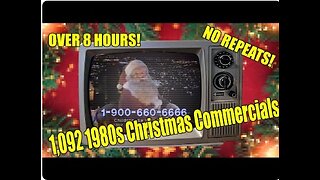 Over 8 hours of 1980s Christmas Commercials