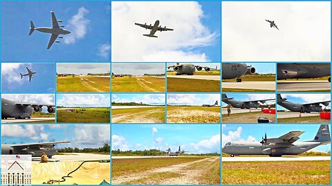 C 17 & C 130J STUN During Valiant Shield 24 at Northwest Field