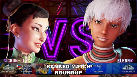 Kuya Kalbo SF6 Ranked Match Roundup. Chun Li Master Rank [Hori Fight Stick]