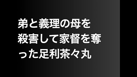 弟と義理の母を殺害して家督を奪った足利茶々丸