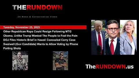 #1014 - More GOP Reps May Retire, Following MTG Out The Door