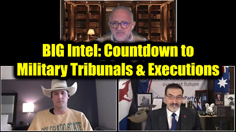 #RiccardoBosi & #DerekJohnson, JMC BIG Intel: Countdown to Military Tribunals & Executions