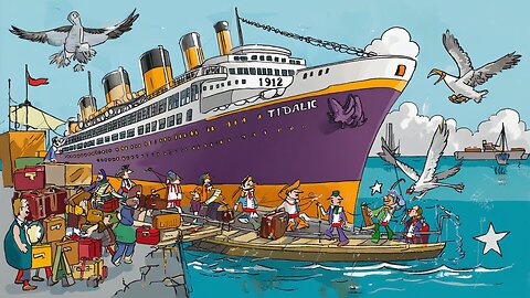 Titanic: The Not So Great Escape #funny#animation #titanic#shorts#ai#jackrose#parody#comedy