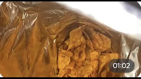 This is What inside the Doritos bags look like I eat some chips in bed