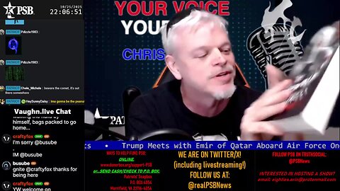 2025-10-25 22:01 EDT - Your Voice, Your Call: with Chris Moore